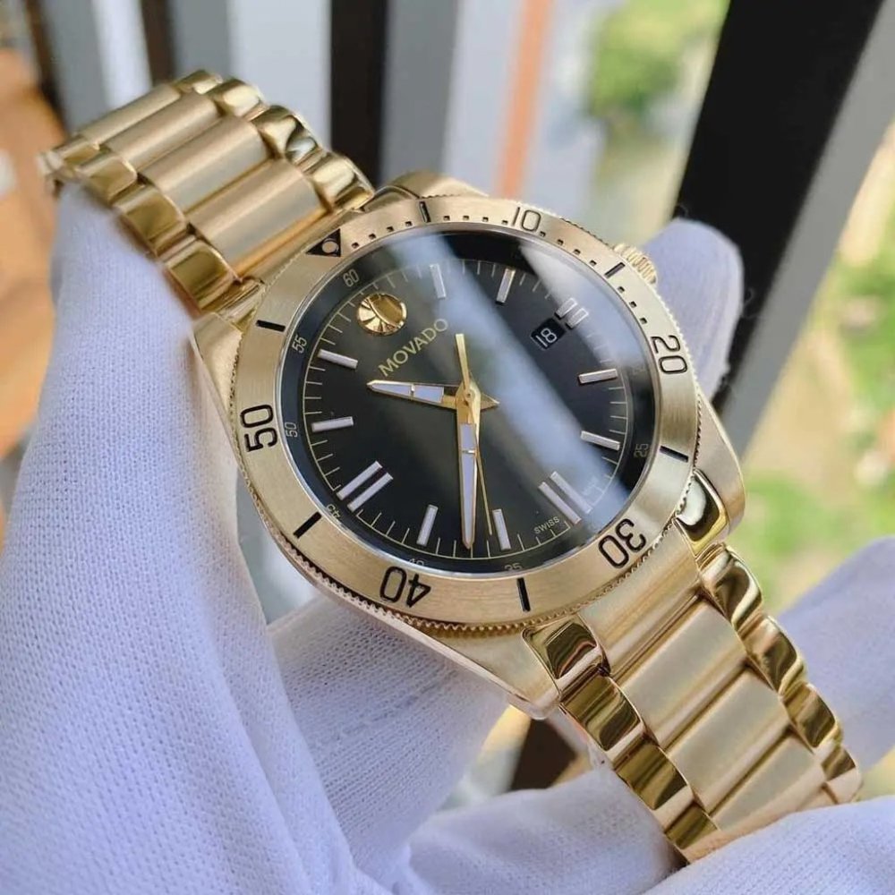 Movado Men's Sport Gold Watch
